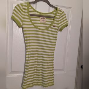 Hollister Y2K Stripped TShirt